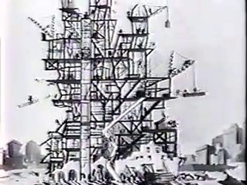 Mickey Mouse Building A Building