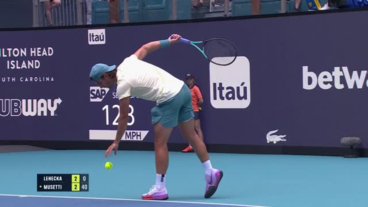 Highlights: Musetti verliert klar in Miami