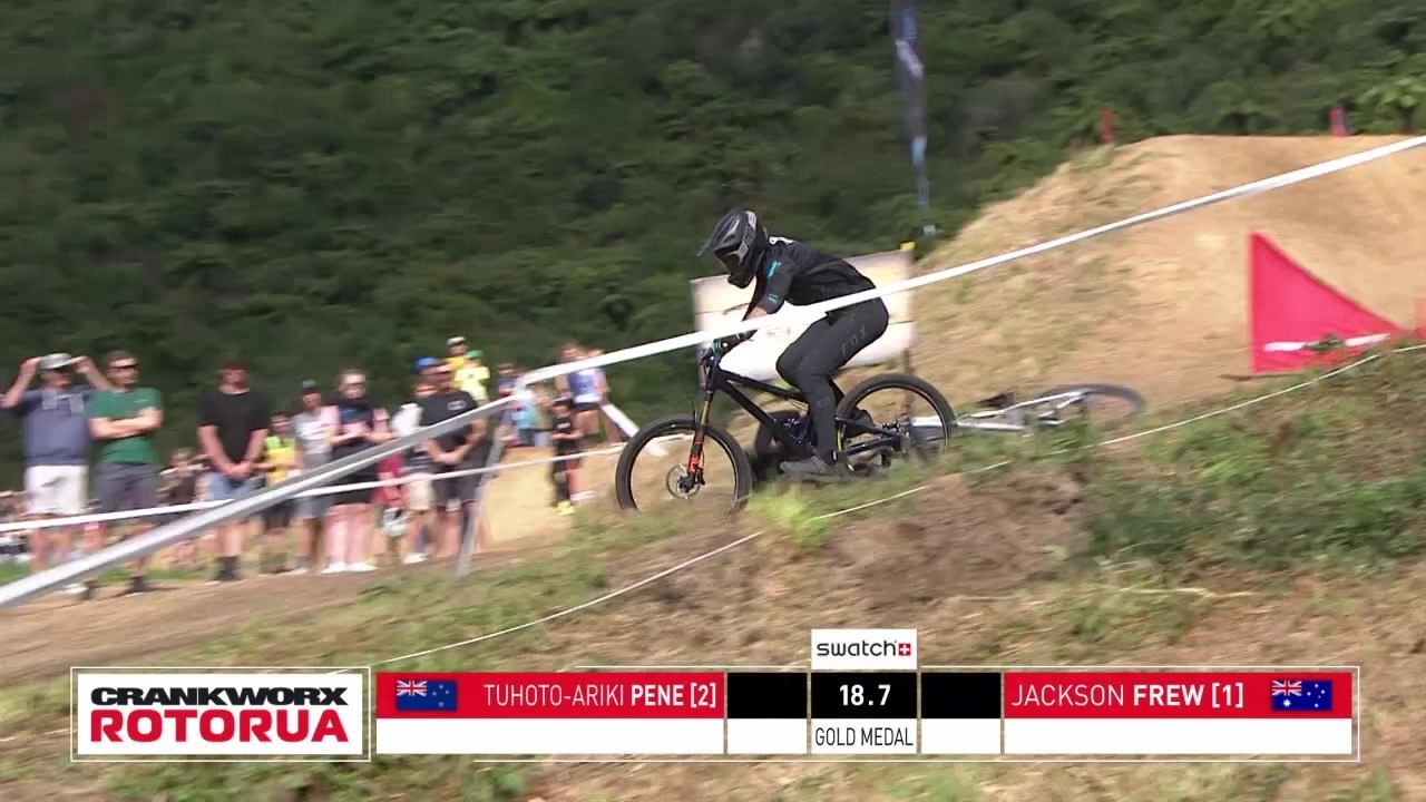 Wins for Frew and Gill at Crankworkz Dual Slalom in Rotorua