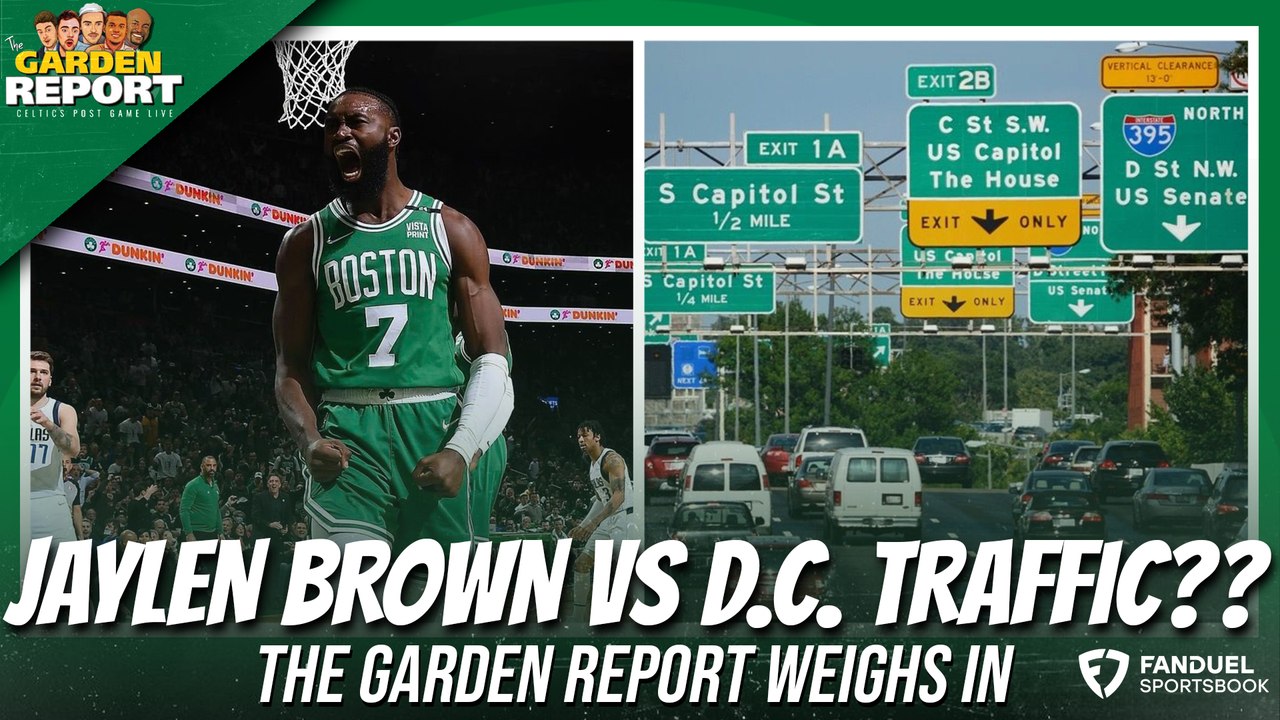Celtics Jaylen Brown Blames Traffic??