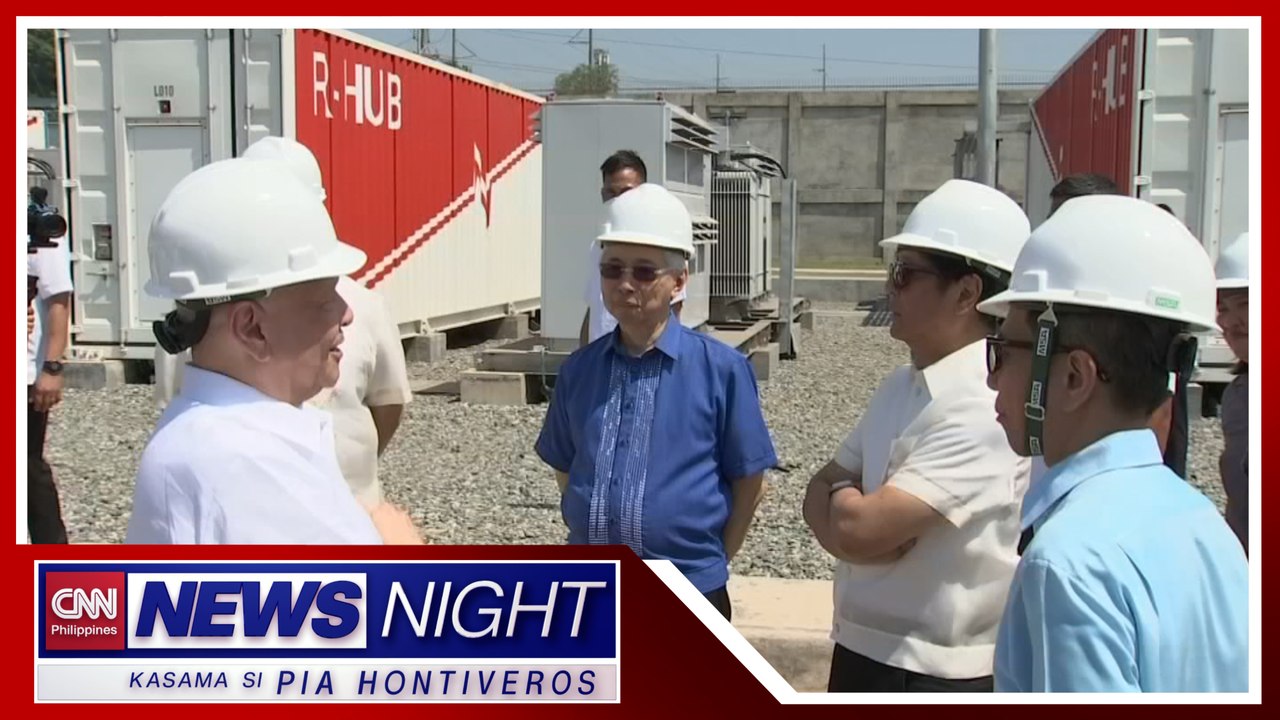 Battery energy storage system inilunsad ng SMC | News Night