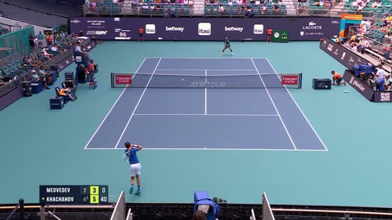 Highlights: Medvedev erstmals im Miami-Finale