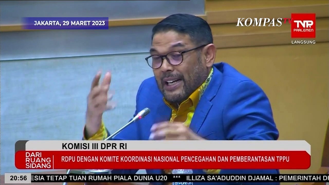 [FULL] Nasir Djamil Menduga ada Orang Kuat Dibalik Transaksi Janggal Rp349 T, di RDPU dengan Mahfud