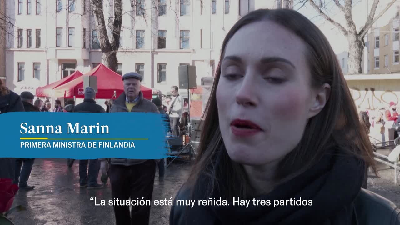 Sanna Marin: "Nuestro objetivo es ganar las elecciones"