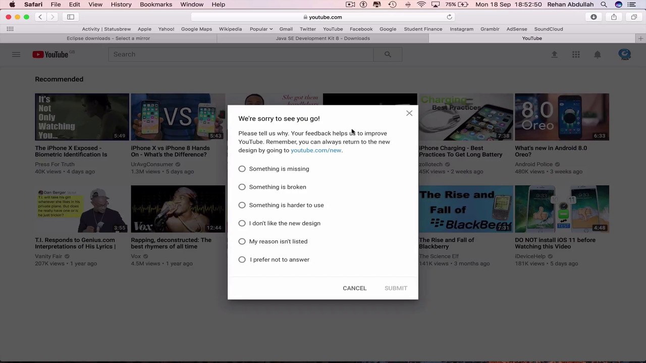How to RESTORE the Classic YouTube Layout On a Mac Computer - Basic Tutorial | New
