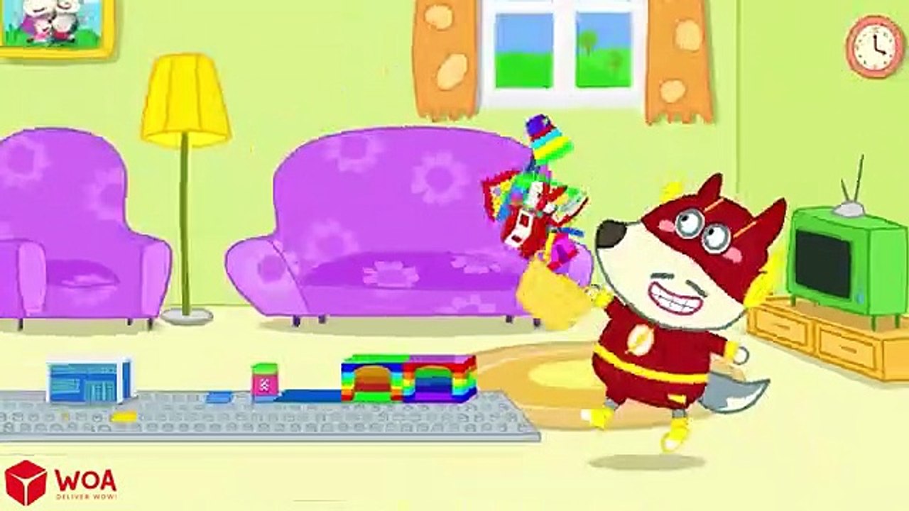 Oh No, Daddy Turns  into Baby! Wolfoo becomes parents for Day