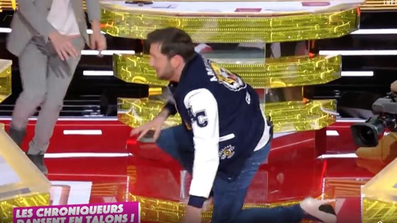 Maxime Guény chute dans TPMP People