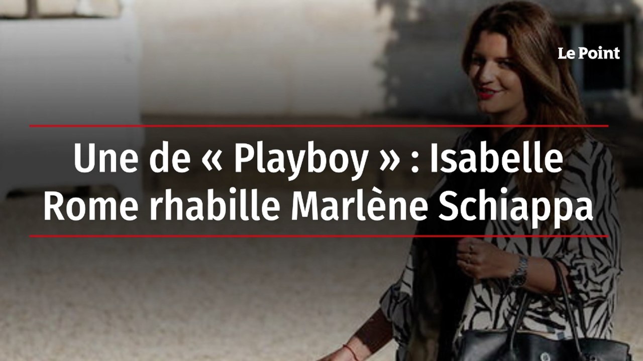 Une de « Playboy » : Isabelle Rome rhabille Marlène Schiappa