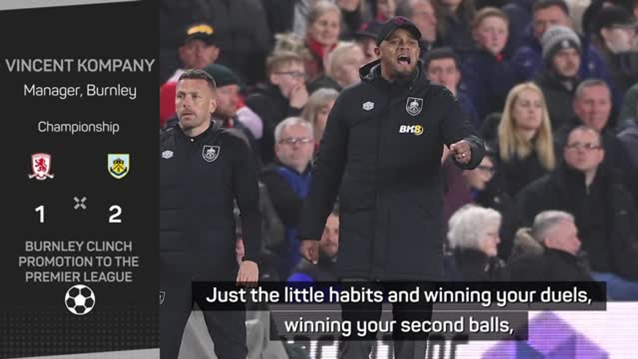 Kompany revels in clinching Premier League return