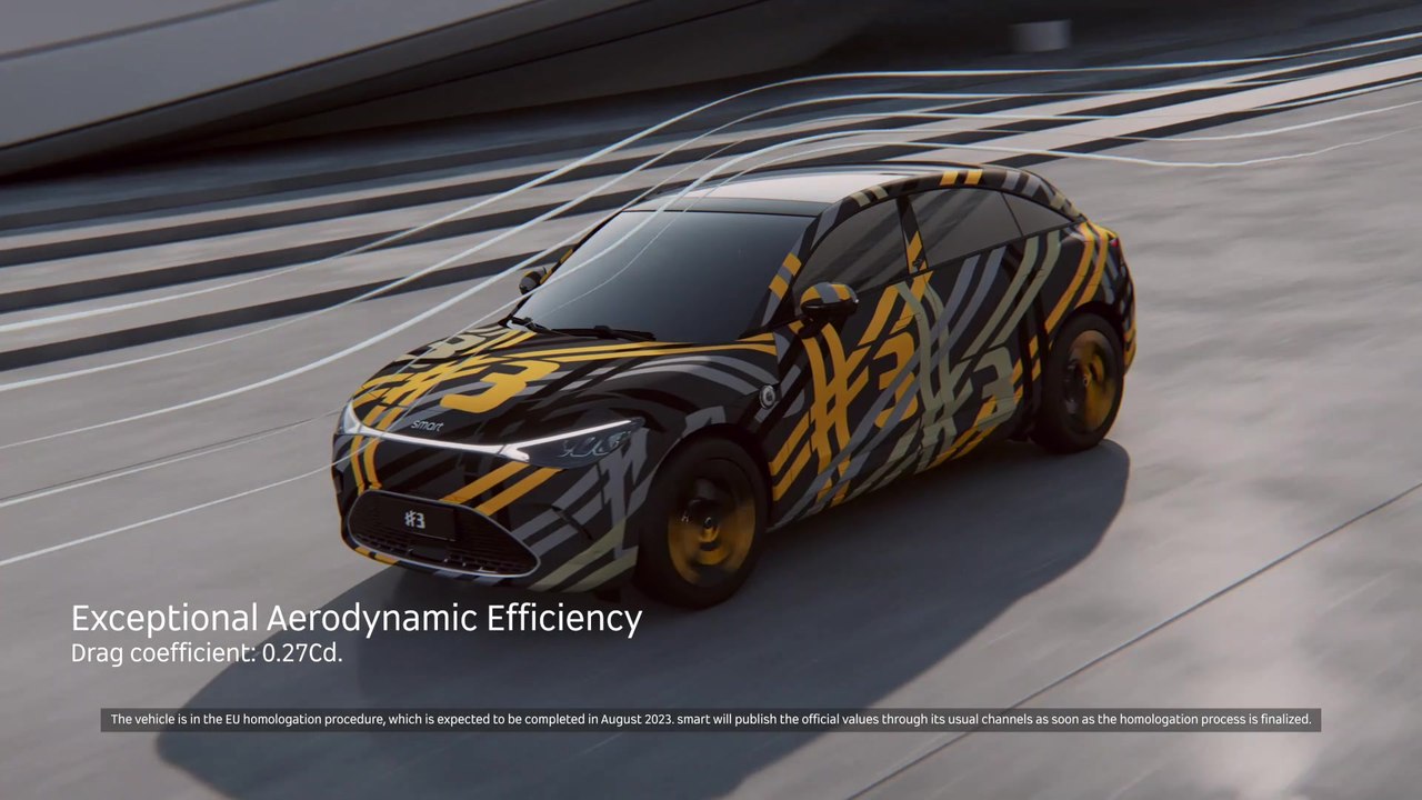 Design-Details des brandneuen smart #3