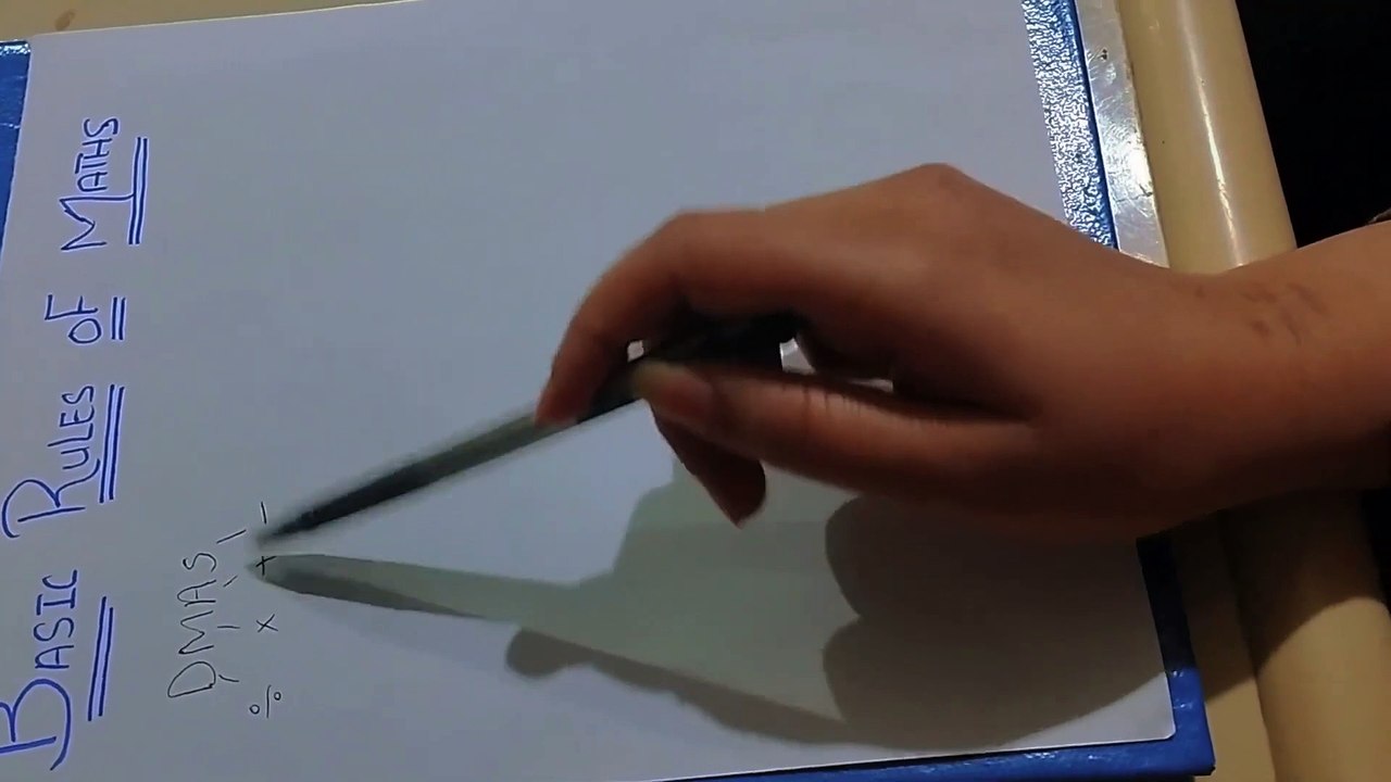 Basic Rules Of Maths DMAS