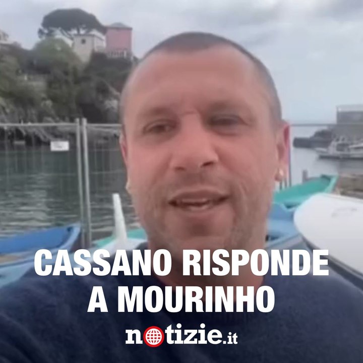 Cassano risponde a Mourinho