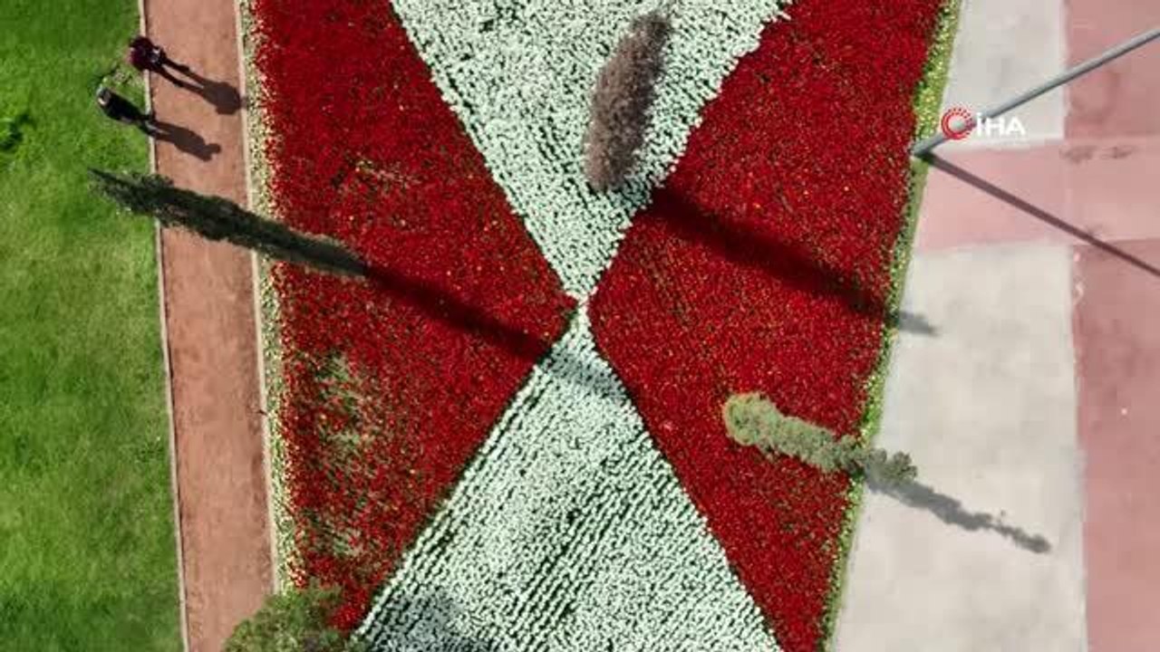 Bursa baharın renkleriyle donatıldı