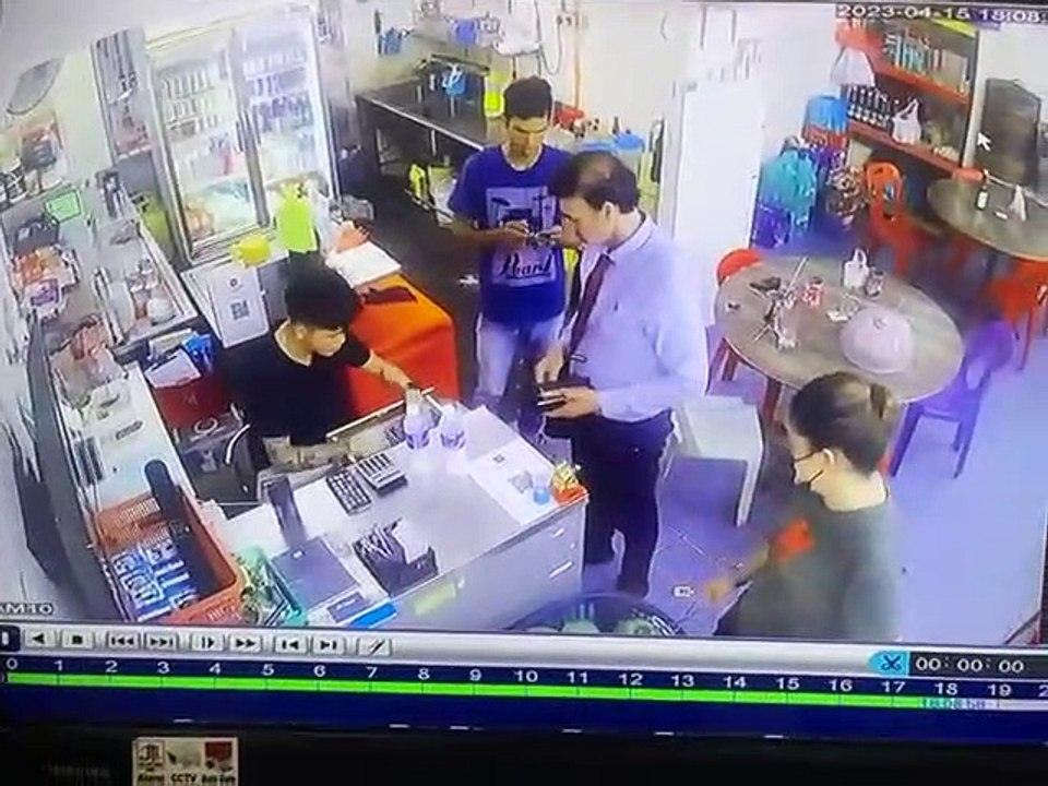 外籍男结账疑施迷魂术  碰一碰肩膀 盗走RM200
