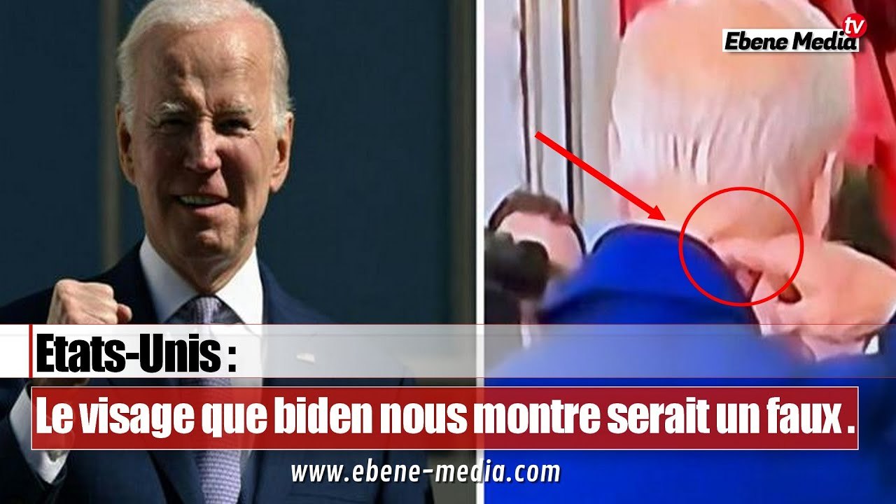 Etats-Unis: Joe Biden son visage serait en réalité un masque.(Vidéo)