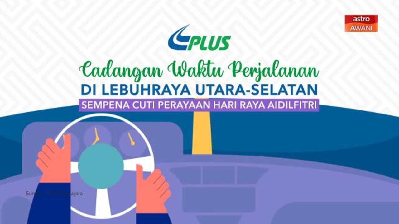 [INFOGRAFIK] Cadangan Waktu Perjalanan Di Lebuhraya Utara-Selatan