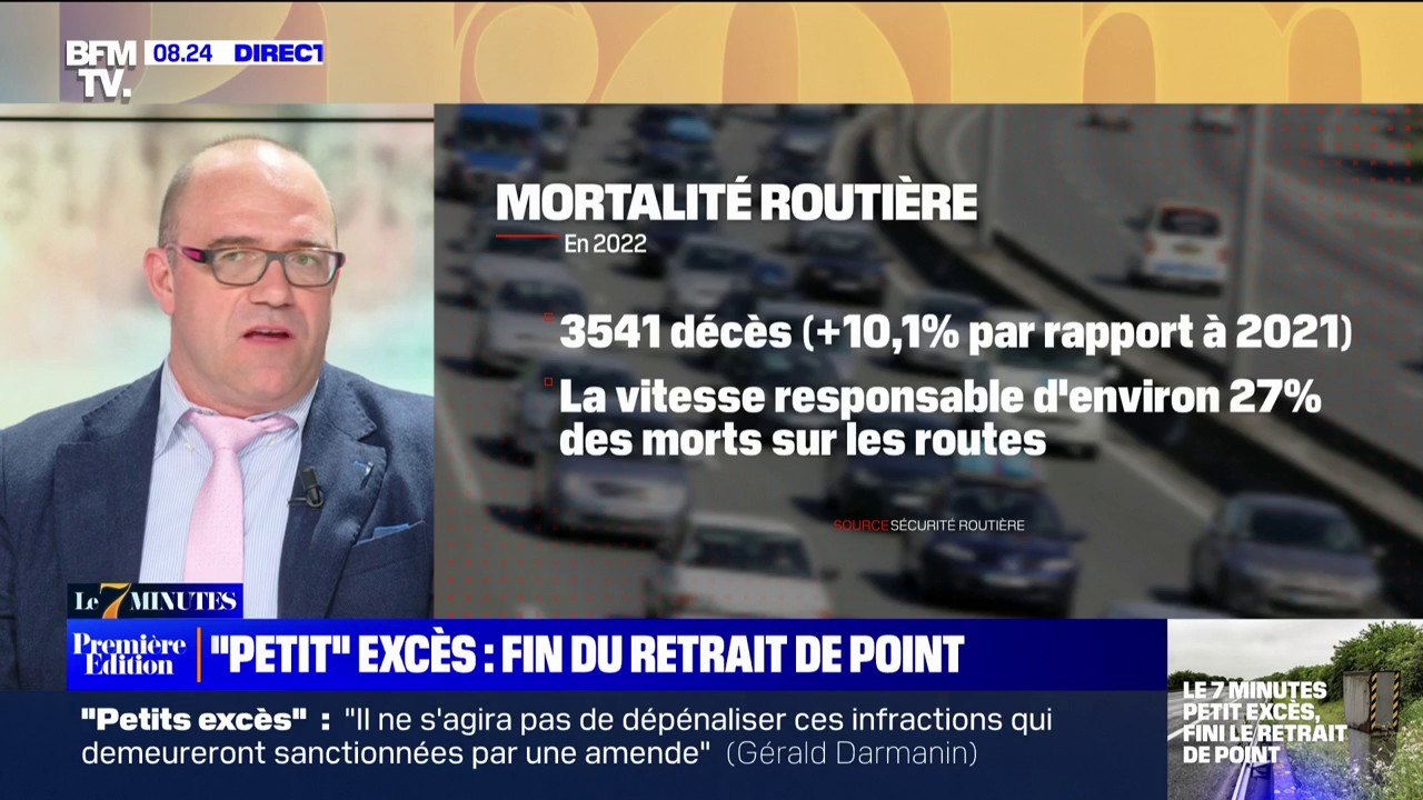 7 MINUTES POUR COMPRENDRE - Fin du retrait de points pour les "petits" excès de vitesse dès 2024