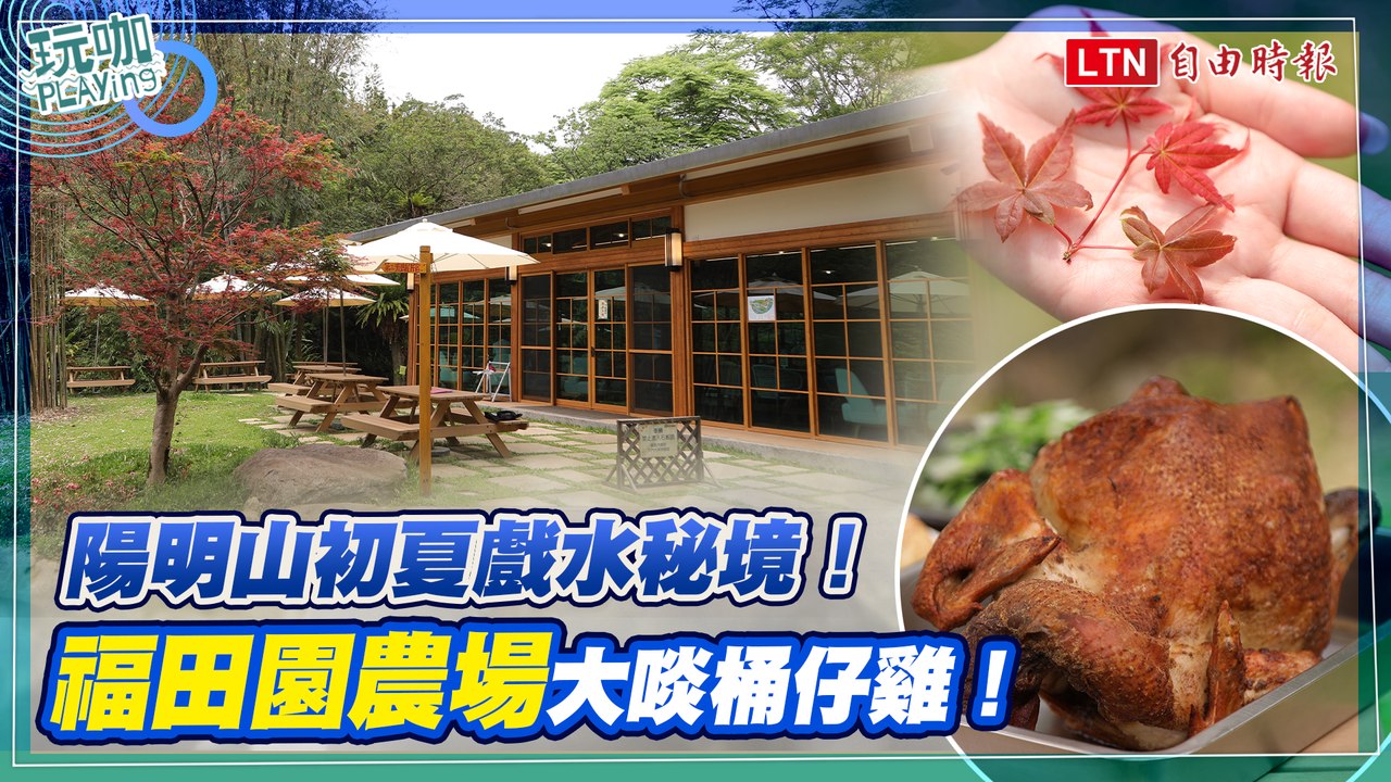 初夏踏青戲水秘境！陽明山「福田園農場」親子出遊大啖多汁桶仔雞