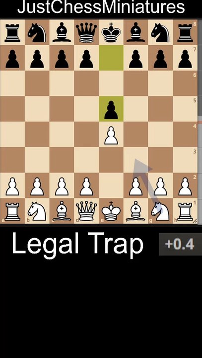 Legal Trap / Blackburne Trap.