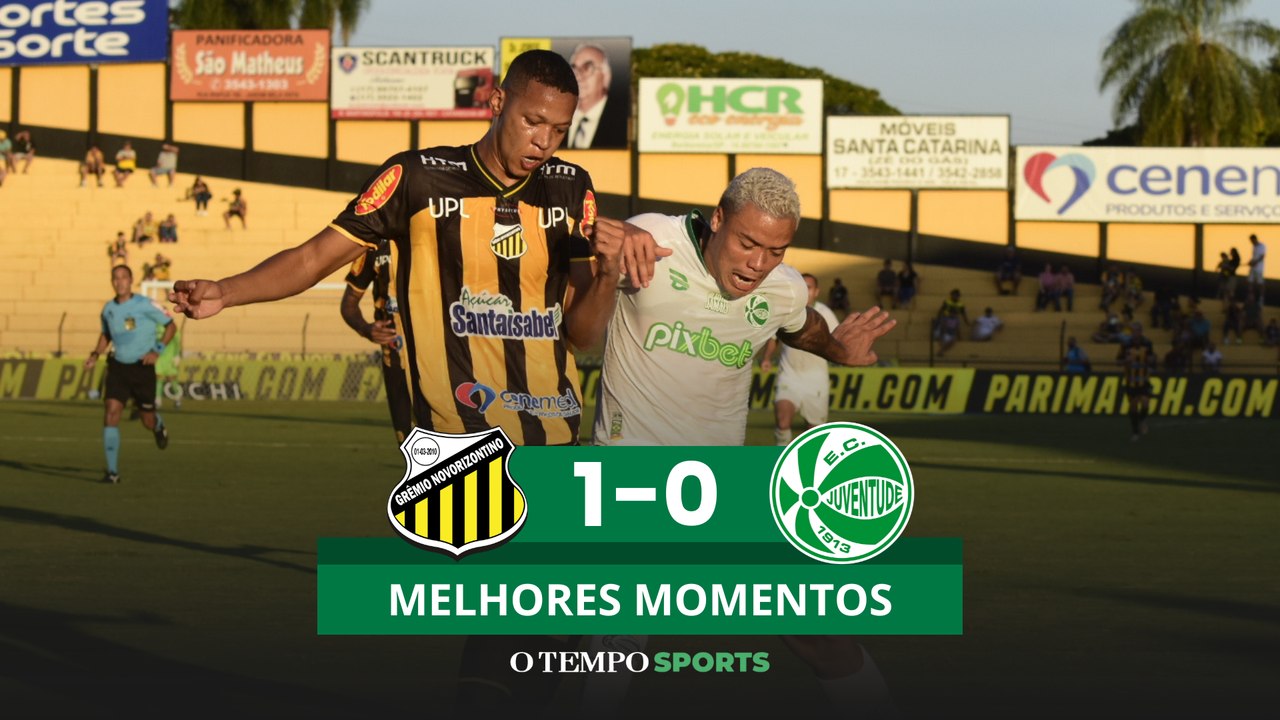 NOVORIZONTINO 1 X 0 JUVENTUDE - Confira os melhores momentos do jogo