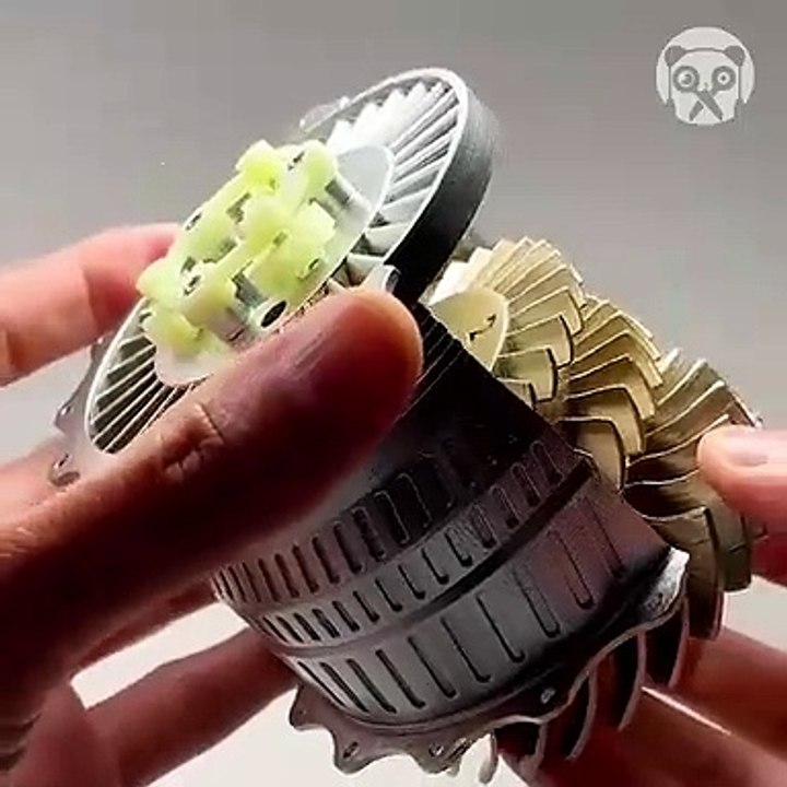 Building a working turbofan jet engine model