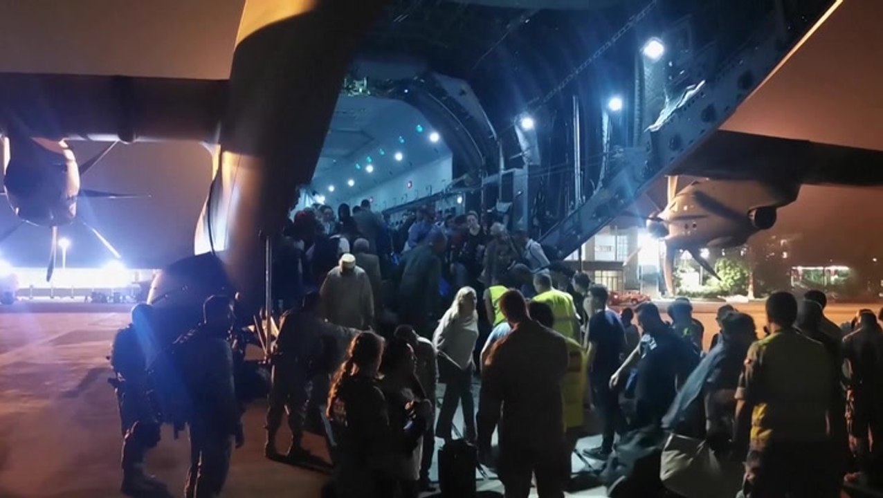 Spanish and Dutch military planes evacuate civilians from Sudan