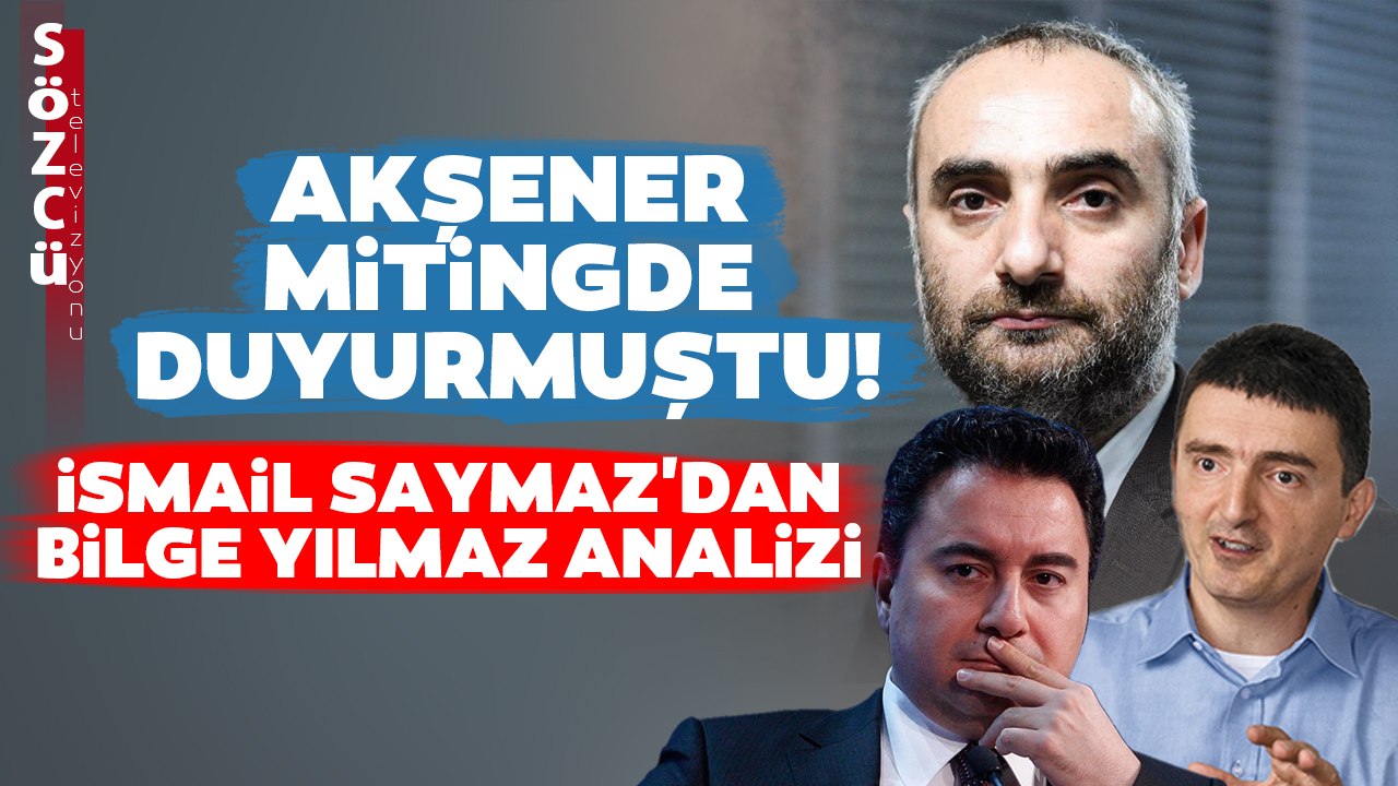 İsmail Saymaz’dan Bilge Yılmaz’a Ali Babacan Dönemi Eleştirisi 📝
