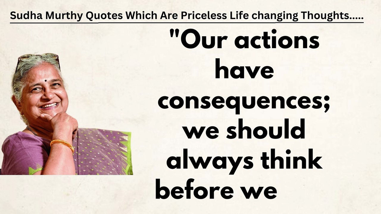 Sudha Murthy Quotes Which Are Priceless Life Lessons
