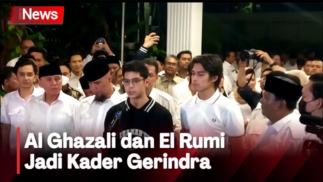 Prabowo Umumkan Al Ghazali dan El Rumi Gabung Gerindra