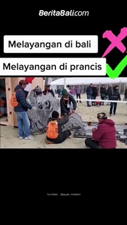 Begini suasana melayangan di Prancis