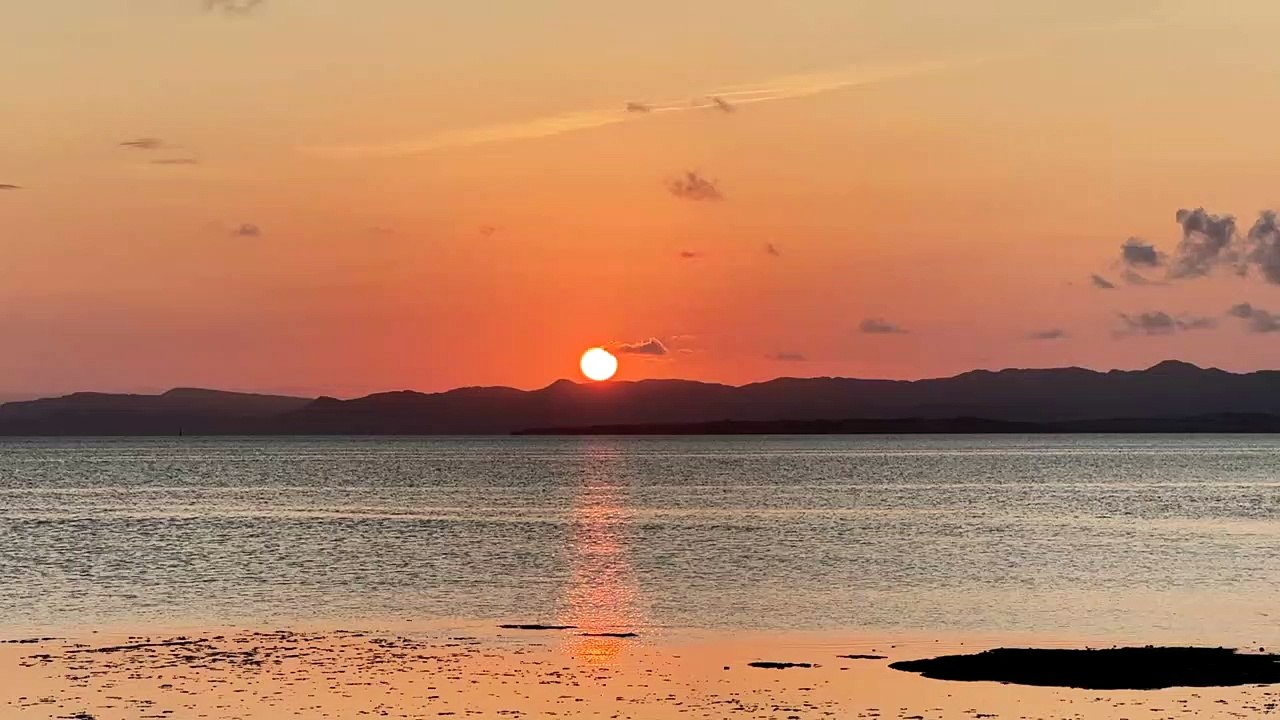 2023.3.8〜3.16(11) 石垣島・竹富島の旅 (竹富島 西桟橋夕陽)