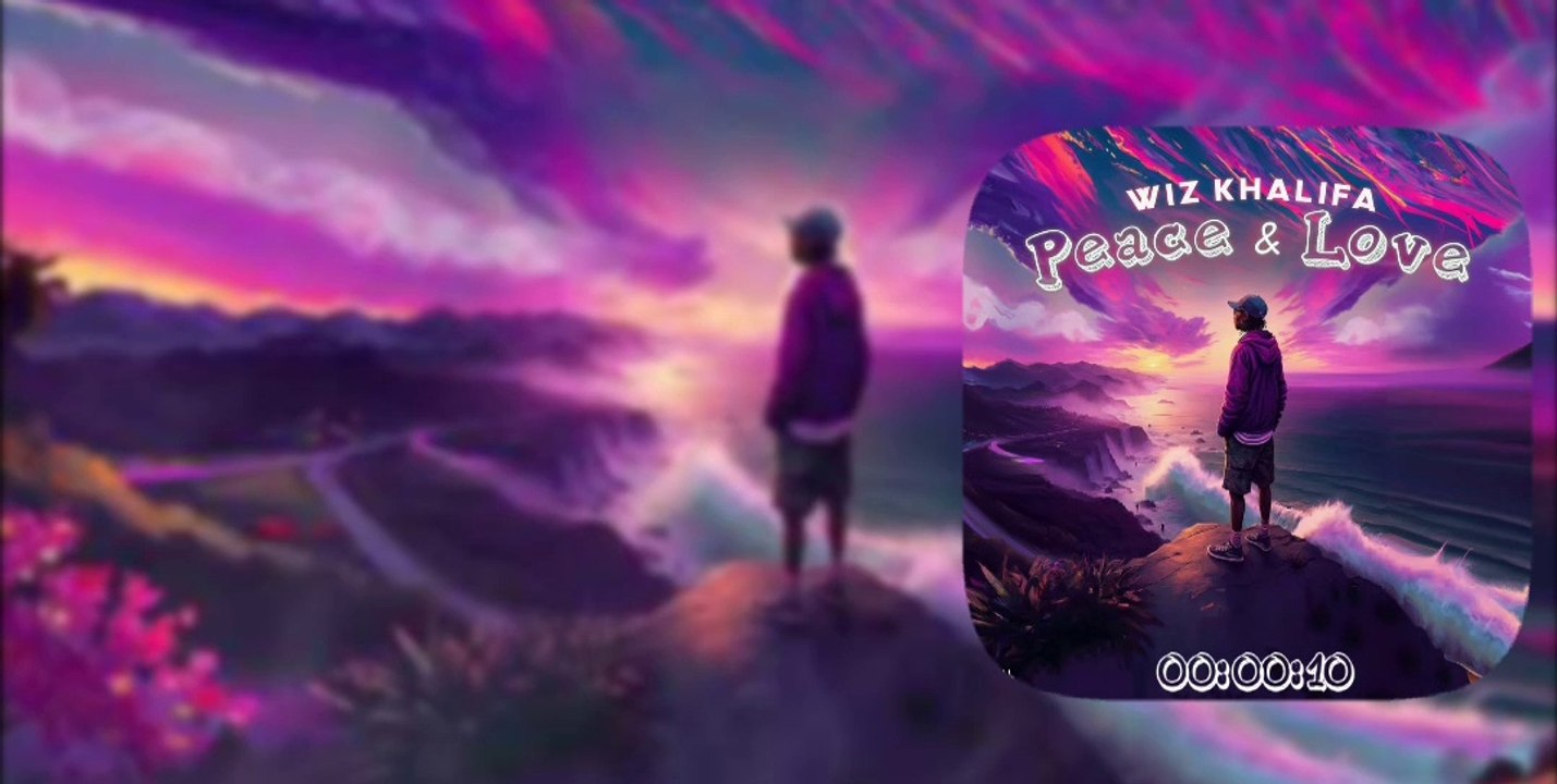 "Words of Love and Harmony: Wiz Khalifa's 'Peace and Love' Lyric Video"