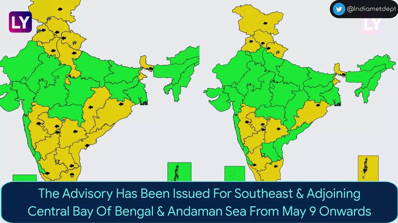 Cyclone Mocha: Cyclonic Circulation Over Bay Of Bengal Likely To Intensify Into Depression On May 9