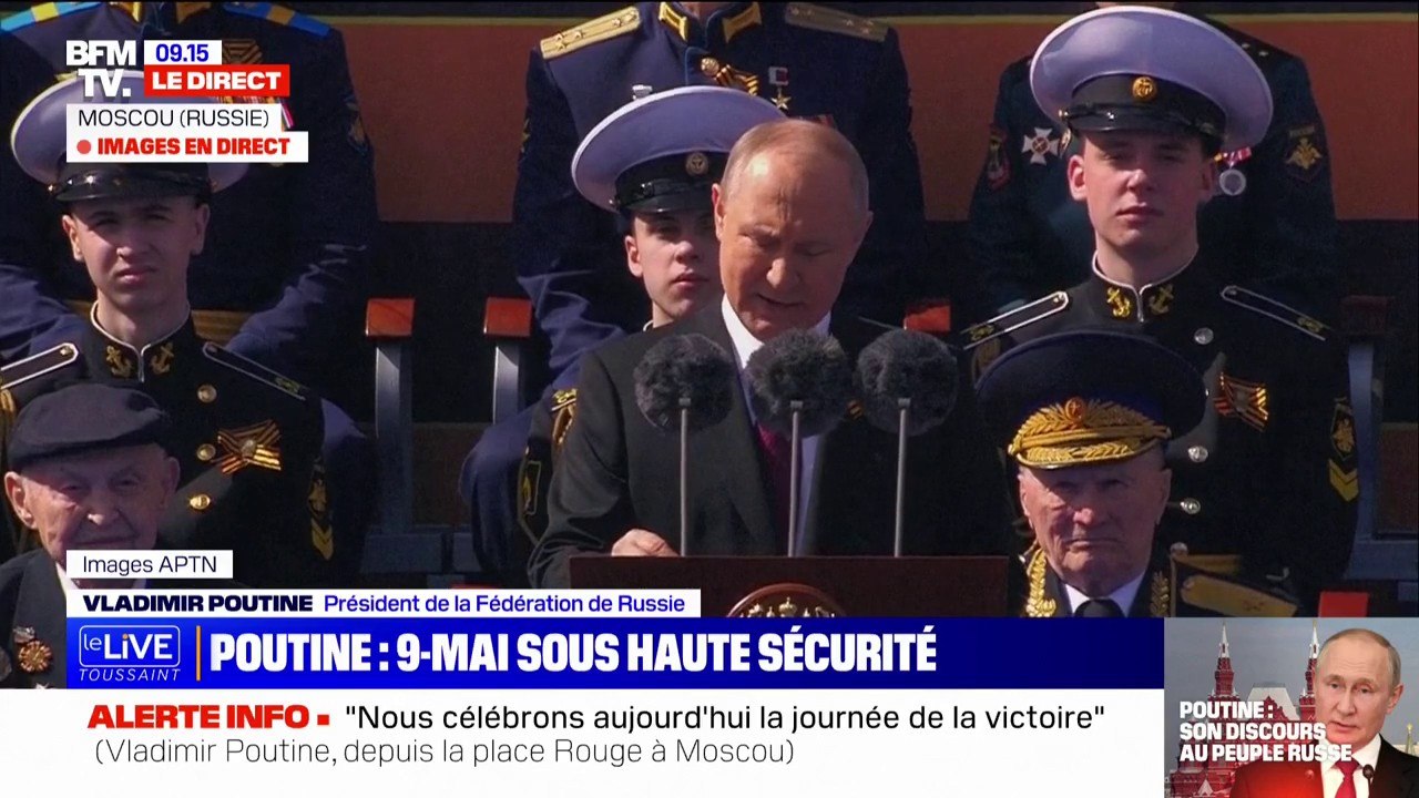 Vladimir Poutine, président de la Fédération de Russie: "Nous avons repoussé le terrorisme international"
