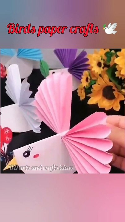 Birds paper crafts
