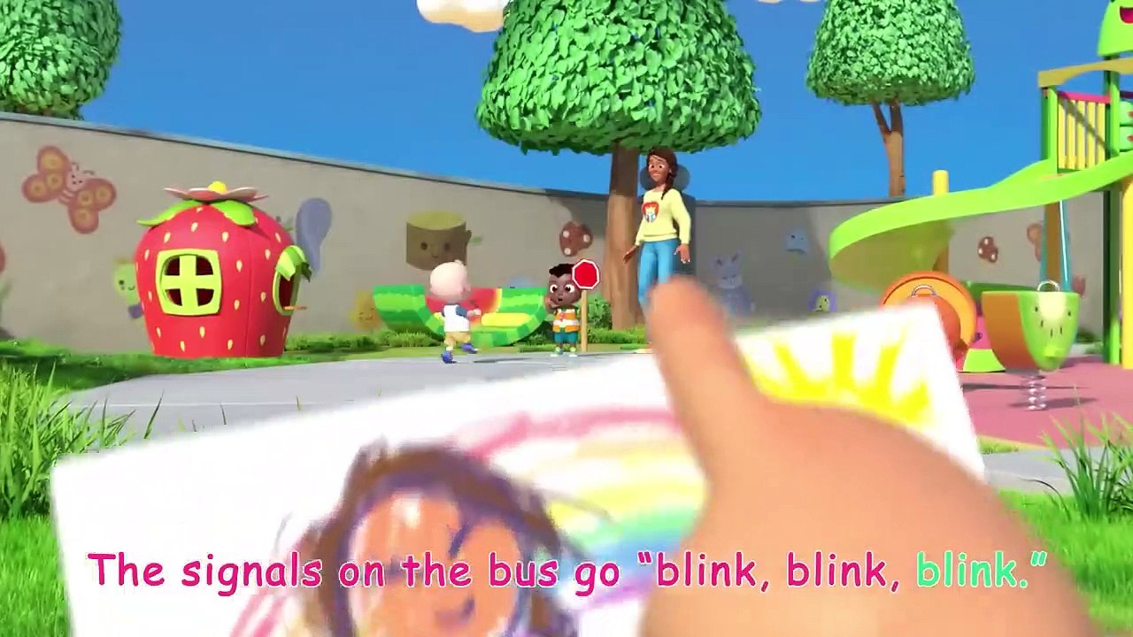 Wheels On The Bus (Playground Version)  - CoComelon Nursery Rhymes & Kids Songs