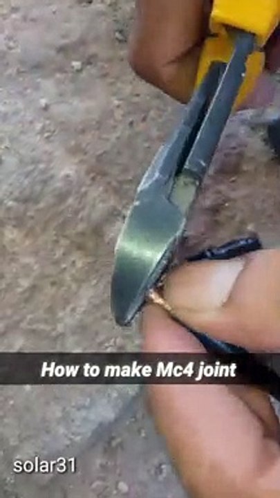 Solar Energy Mc4 Joint #solar #solarpannels #mc4 #technology