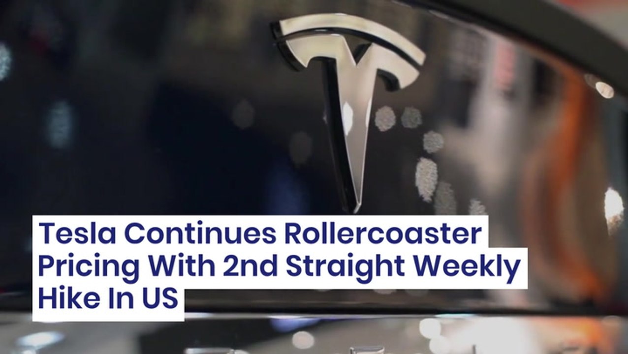 Tesla Continues Rollercoaster Pricing With 2nd Straight Weekly Hike In US - $TSLA