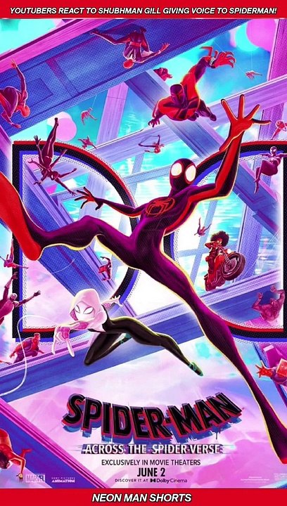 YouTubers React to Shubman Gill giving Voice to Spiderman! | PJ Explained, ComicVerse, bnftv #shorts