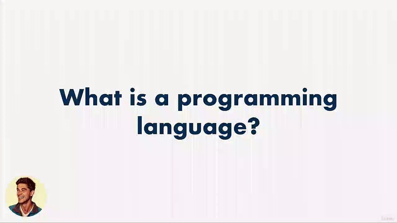 Python Developer Zero to Mastery Python Introduction - What Is A Programming Language