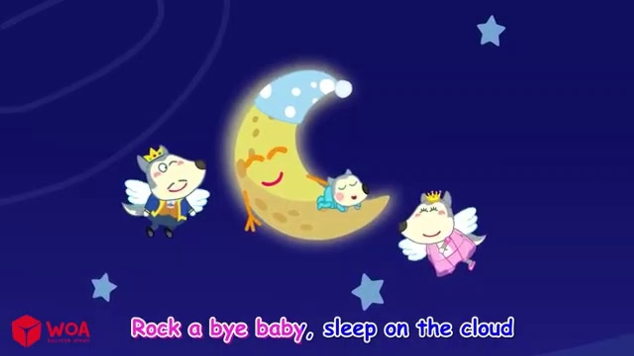 Baby Sleep  Song Rock a Bye Baby Wolfoo Family Nursery Rhymes & Kids Songs wolfoosong