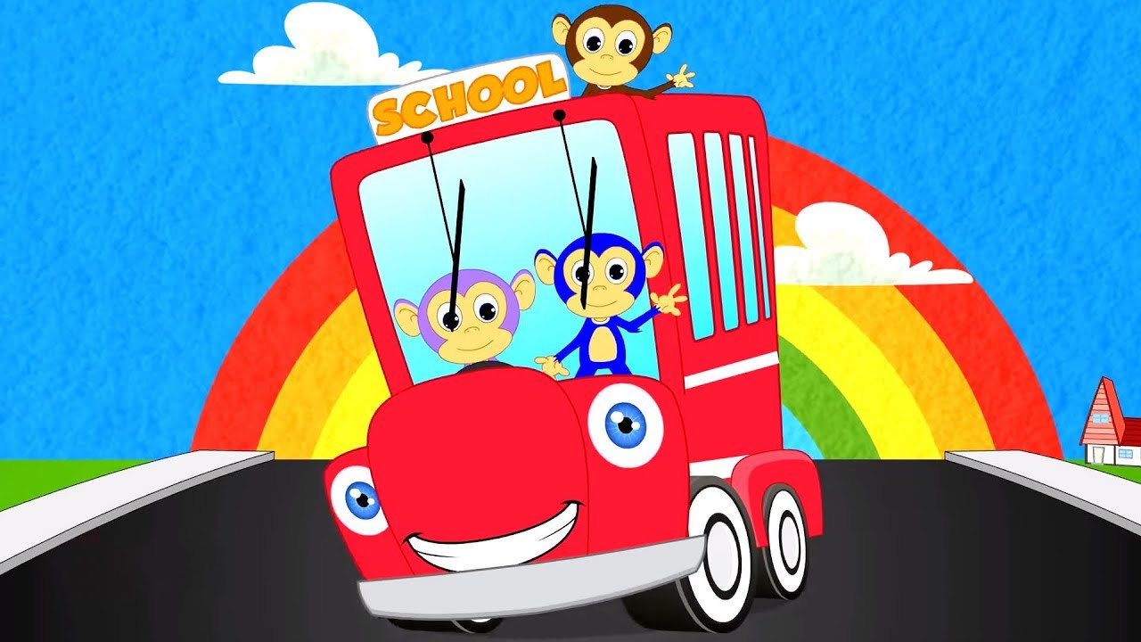 Wheels On The Bus, Sing Along Song For Children