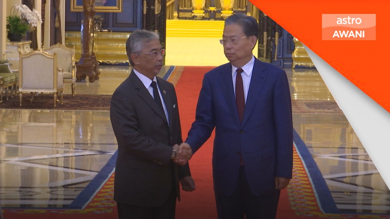 Agong terima menghadap Pengerusi Jawatankuasa Tetap NPC China