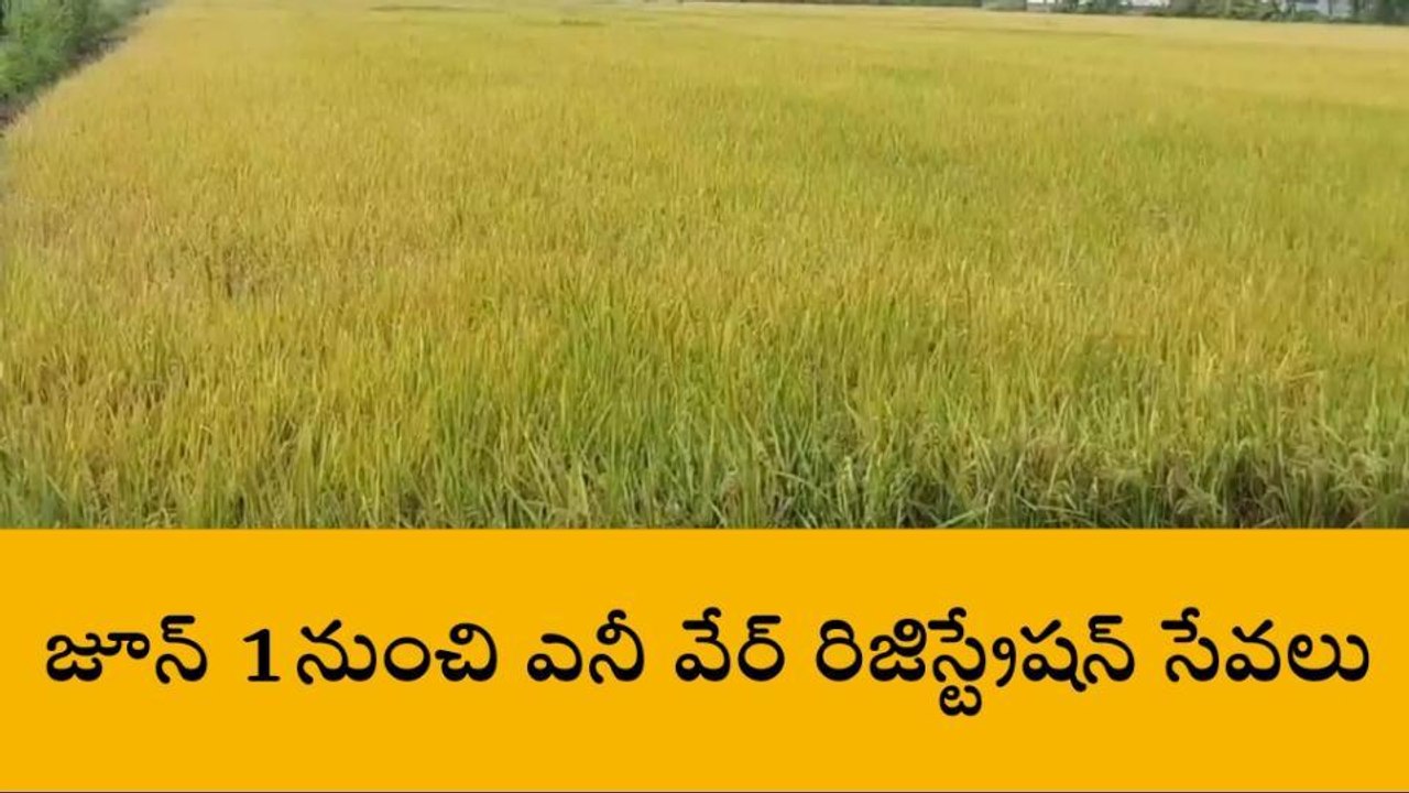 గుడ్ న్యూస్.. ఇక ఎక్కడినుంచైనా రిజిస్ట్రేషన్ !