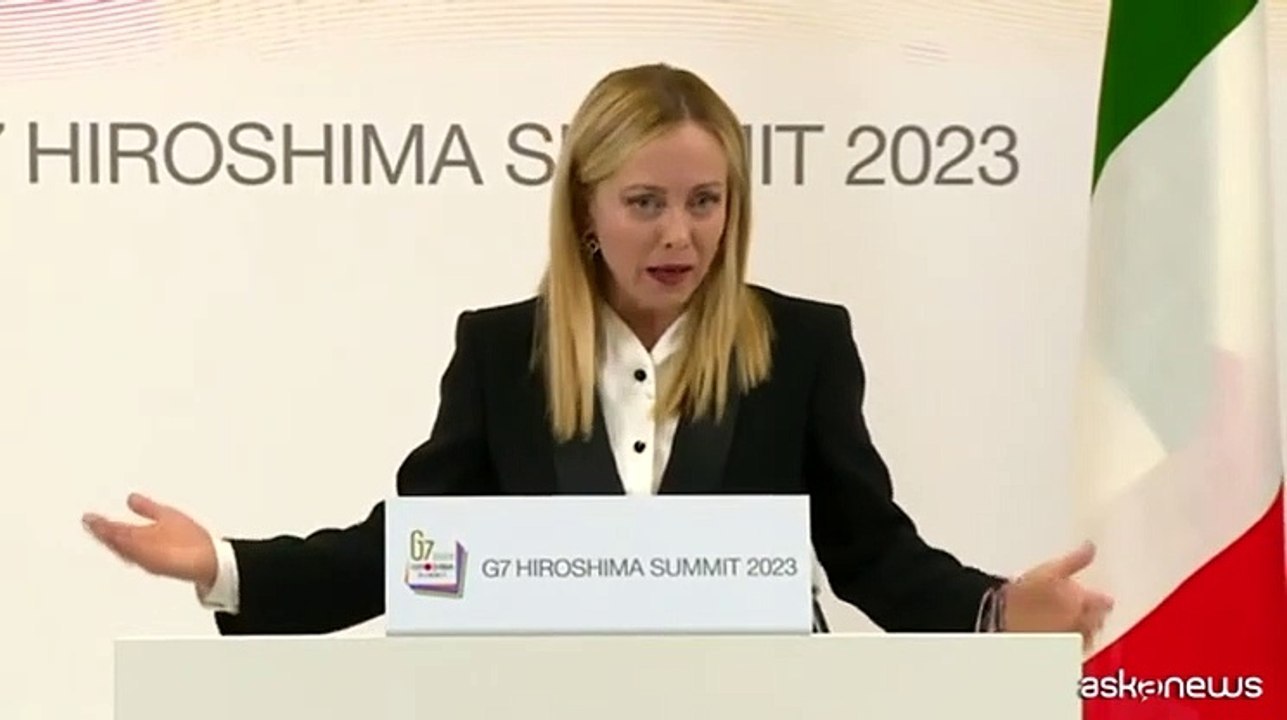 Meloni: il G7 in Italia a met? giugno 2024 sar?  in Puglia