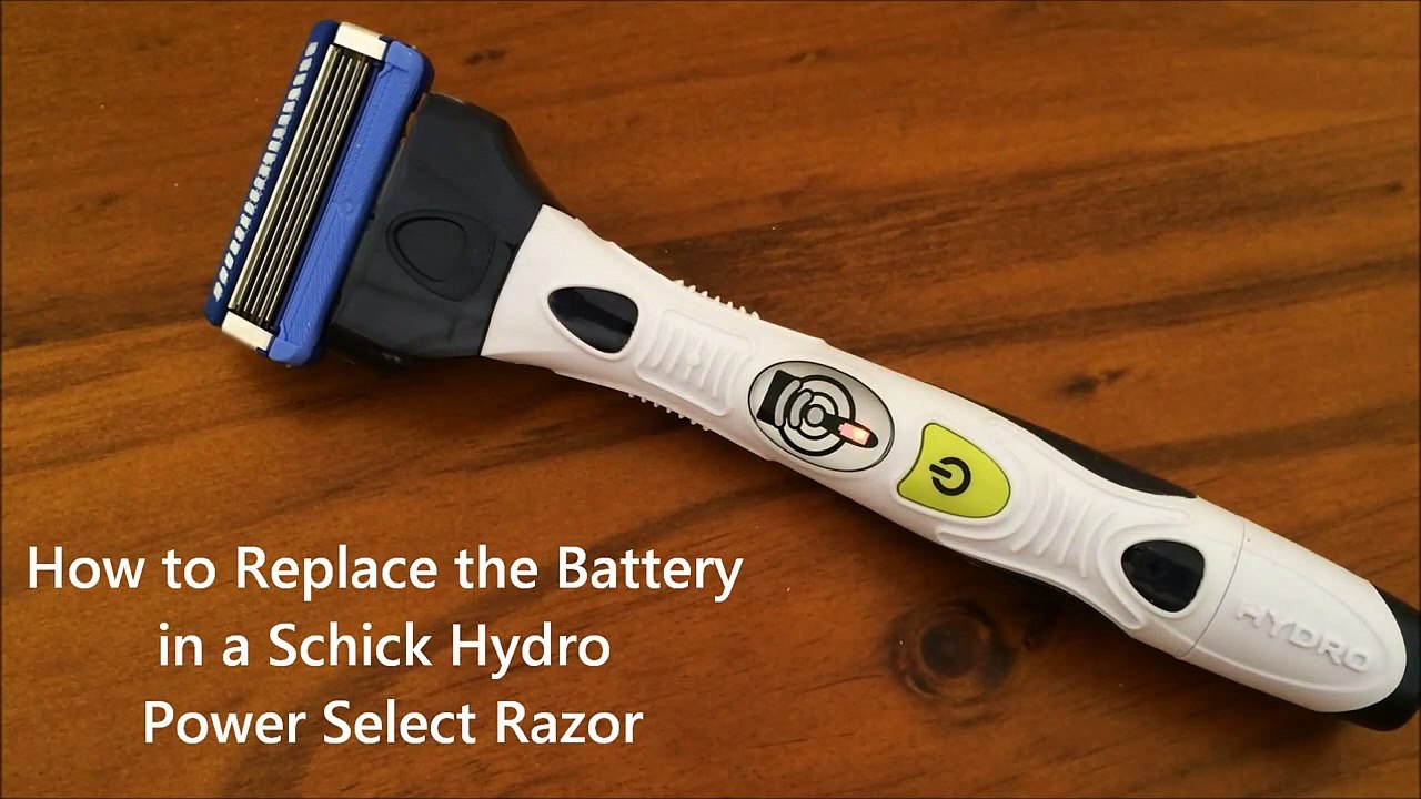 How to Replace the Battery in a Schick Hydro Power Select Razor