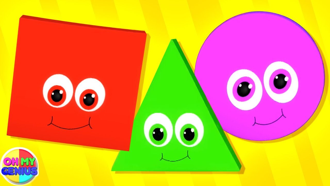 Shapes Song, Nursery Rhyme And Learning Video For Children