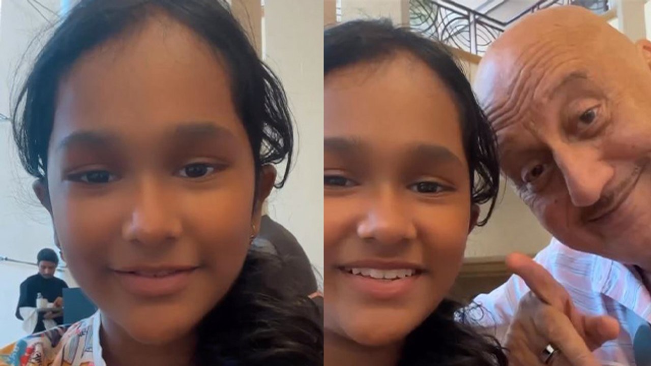 Anupam Kher Satish Kaushik Daughter Vanshika Kaushik Daughter Cute Video Viral | Boldsky