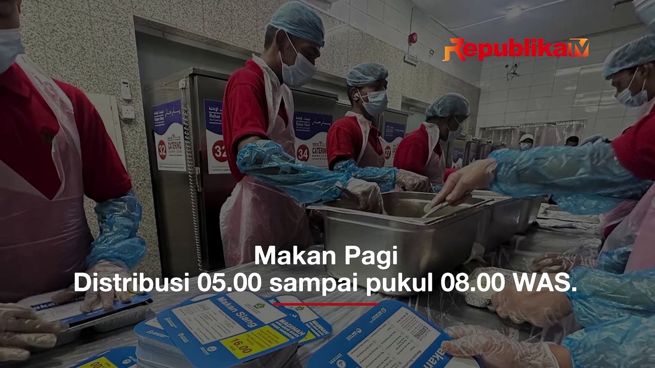 Ini Jadwal Distribusi Makanan Jamaah Haji
