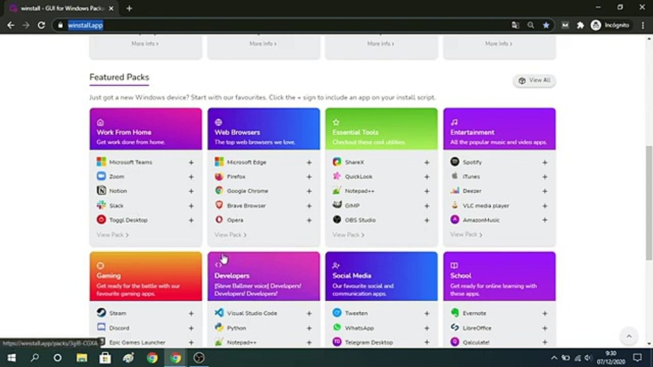  WINSTALL.APP HERRAMIENTA para INSTALAR APLICACIONES MASIVAMENTE en WINDOWS 10 FÁCIL y RÁPIDO